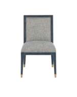 Picture of SANTOS VINTAGE NAVY SIDE CHAIR, BARRETT DUSK