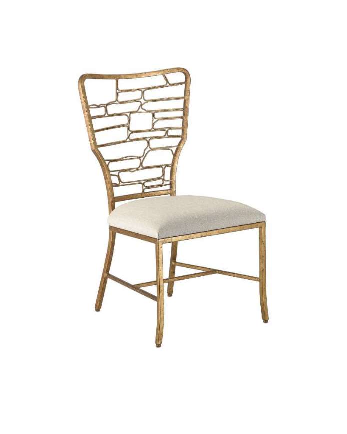 Picture of VINTON GOLD CHAIR, APPEAL SAND