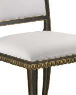 Picture of INES BLACK CHAIR, MUSLIN