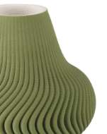 Picture of GREEN PLISSE LARGE VASE