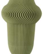 Picture of GREEN PLISSE MEDIUM VASE