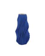 Picture of BLUE PLEAT MEDIUM VASE