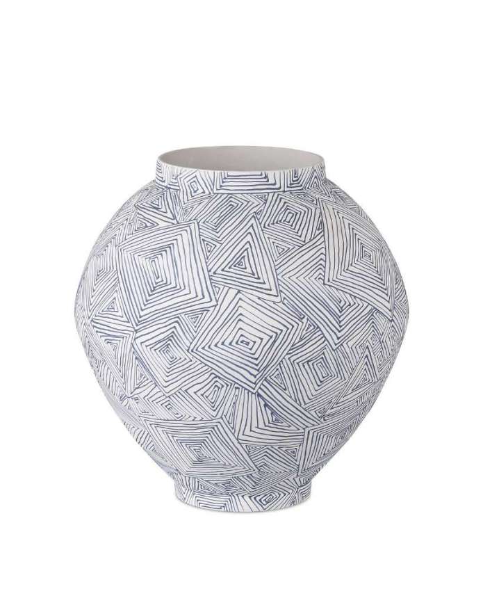 Picture of BLUE ZAG MEDIUM VASE