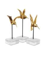 Picture of GOLD HUMMINGBIRDS SET OF 3