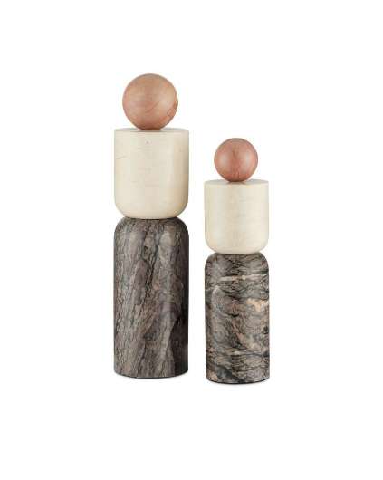 Picture of MORENO MARBLE OBJECTS SET OF 2