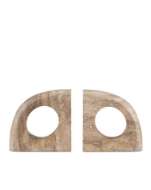 Picture of RUSSO TRAVERTINE OBJECT SET OF 2