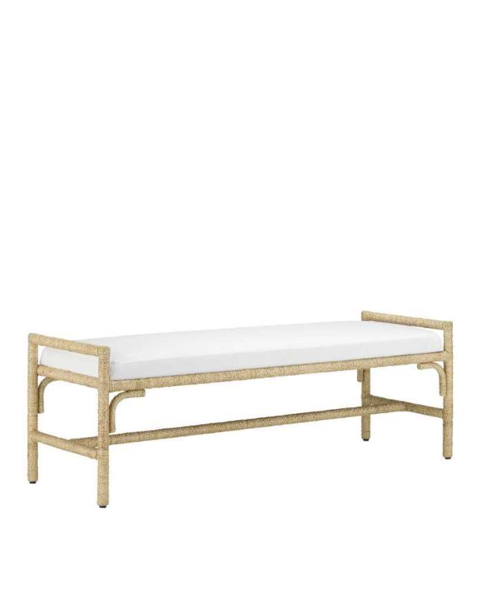 Picture of OLISA NATURAL BENCH, MUSLIN