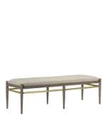 Picture of VISBY LIGHT PEPPER BENCH, CALCUTTA LINEN