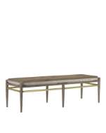 Picture of VISBY LIGHT PEPPER BENCH, CALCUTTA LINEN