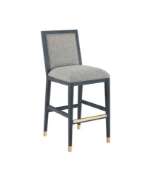 Picture of SANTOS VINTAGE NAVY BAR STOOL, BARRETT DUSK