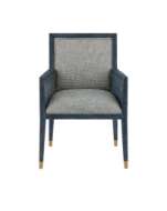 Picture of SANTOS VINTAGE NAVY ARMCHAIR, BARRETT DUSK