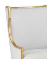 Picture of GARSON GOLD ARMCHAIR, MUSLIN