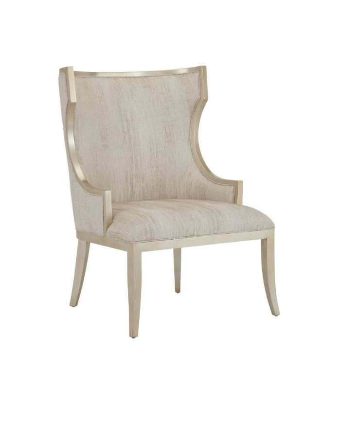 Picture of GARSON SILVER ARMCHAIR, FRESH FILES LINEN