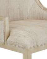 Picture of GARSON SILVER ARMCHAIR, FRESH FILES LINEN