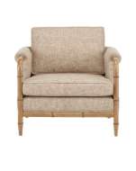 Picture of MERLE WALNUT ARMCHAIR, FINN SAFARI