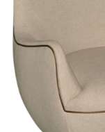 Picture of BRENE WALNUT SWIVEL ARMCHAIR, FELTON OATMEAL