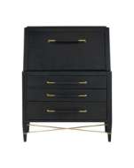 Picture of VERONA BLACK SECRETARY DESK