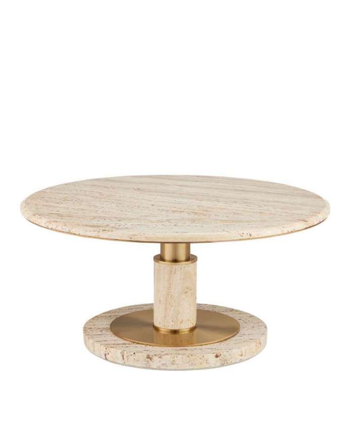 Picture of MILES TRAVERTINE COCKTAIL TABLE