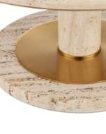 Picture of MILES TRAVERTINE COCKTAIL TABLE