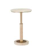 Picture of MILES TRAVERTINE ACCENT TABLE