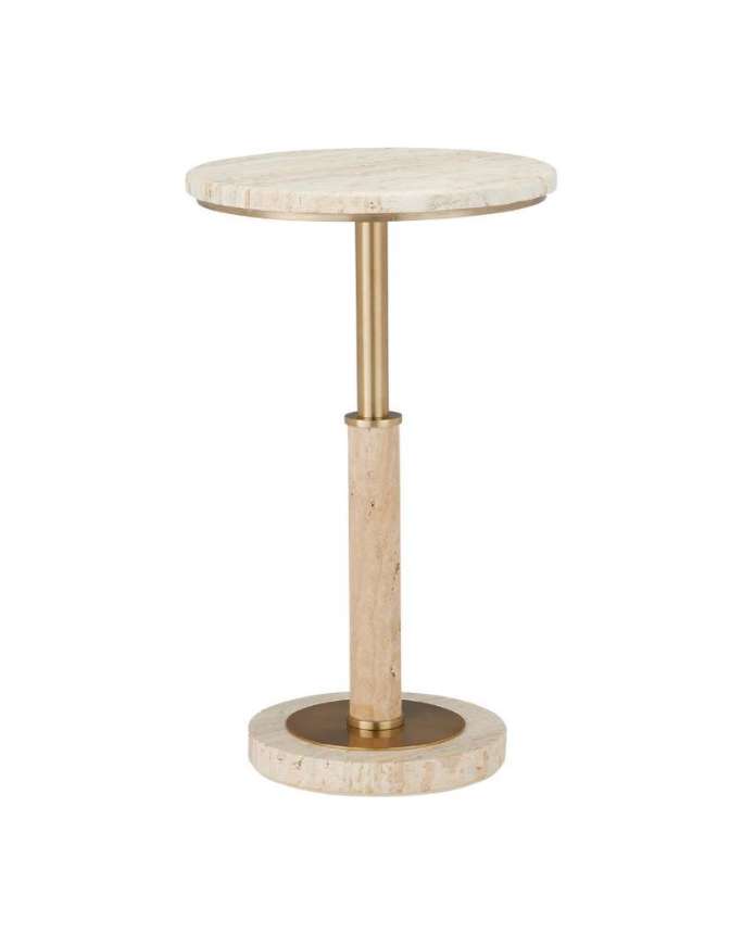 Picture of MILES TRAVERTINE ACCENT TABLE