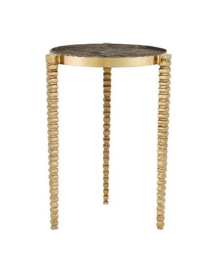 Picture of CORRADO CAPPUCCINO MARBLE ACCENT TABLE