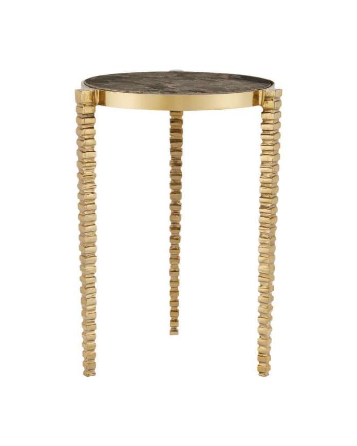 Picture of CORRADO CAPPUCCINO MARBLE ACCENT TABLE