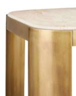 Picture of SEV TRAVERTINE ACCENT TABLE