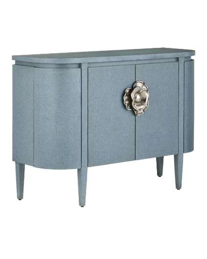 Picture of BRIALLEN BLUE DEMI-LUNE CABINET