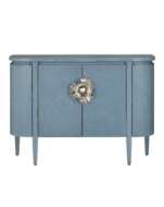 Picture of BRIALLEN BLUE DEMI-LUNE CABINET