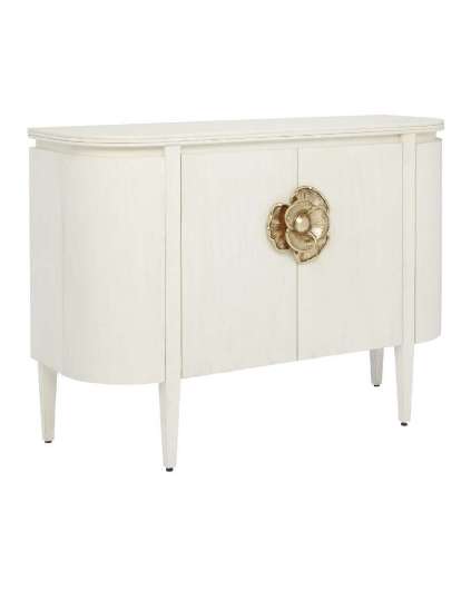 Picture of BRIALLEN WHITE DEMI-LUNE CABINET