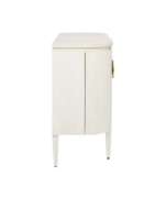 Picture of BRIALLEN WHITE DEMI-LUNE CABINET