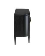 Picture of BRIALLEN BLACK DEMI-LUNE CABINET