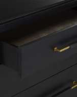 Picture of VERONA BLACK THREE-DRAWER CHEST