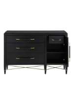 Picture of VERONA BLACK THREE-DRAWER CHEST