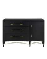 Picture of VERONA BLACK THREE-DRAWER CHEST