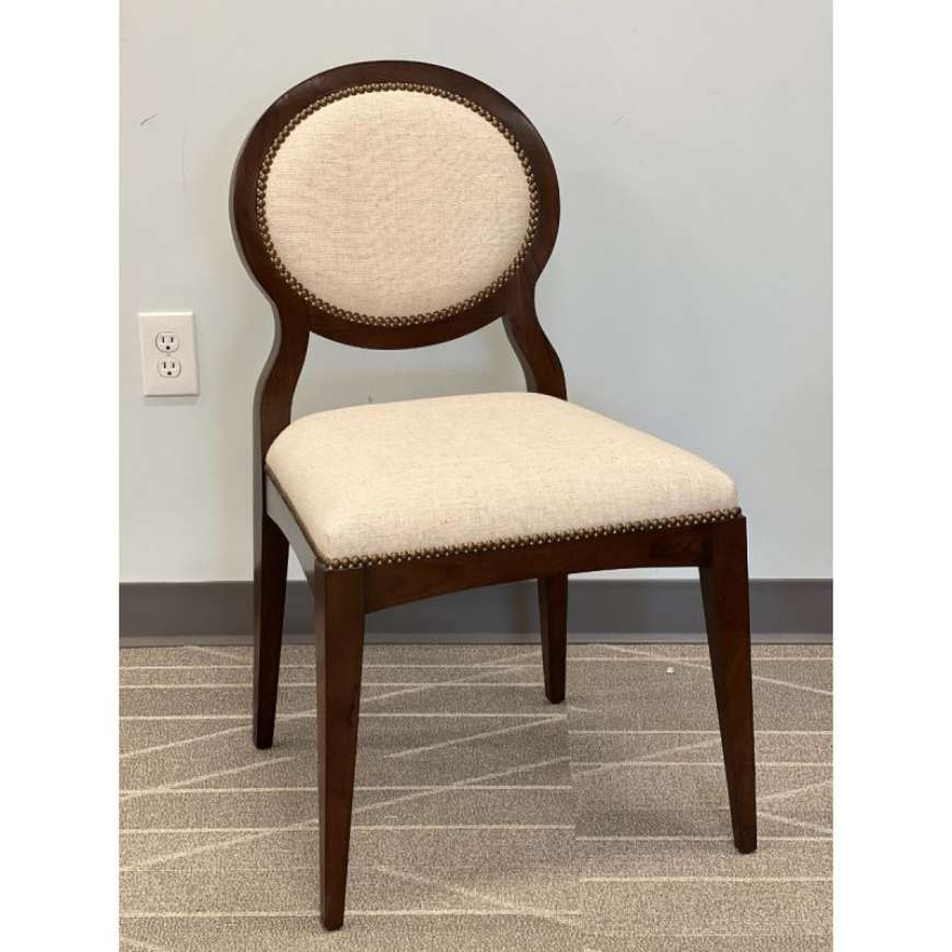 Picture of VENTURA OVAL SIDE CHAIR - FABRIC UPHOLSTERY