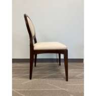 Picture of VENTURA OVAL SIDE CHAIR - FABRIC UPHOLSTERY