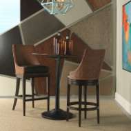 Picture of WOVEN LEATHER BAR STOOL