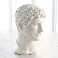 Picture of HADRIAN BUST-WHITE GLAZE