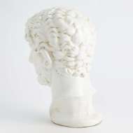 Picture of HADRIAN BUST-WHITE GLAZE