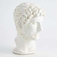 Picture of HADRIAN BUST-WHITE GLAZE