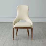 Picture of NOLA DINING CHAIR-IVORY LEATHER