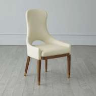 Picture of NOLA DINING CHAIR-IVORY LEATHER