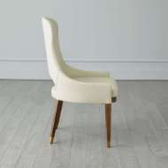 Picture of NOLA DINING CHAIR-IVORY LEATHER