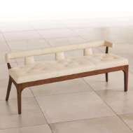 Picture of MODERNO BENCH - IVORY MARBLE LEATHER