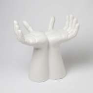 Picture of HANDS STOOL-MATTE WHITE