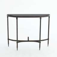 Picture of FLUTED IRON COLLECTION CONSOLE W/GRANITE TOP