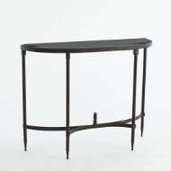 Picture of FLUTED IRON COLLECTION CONSOLE W/GRANITE TOP