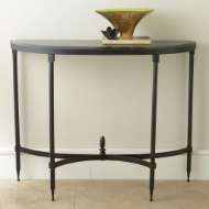 Picture of FLUTED IRON COLLECTION CONSOLE W/GRANITE TOP